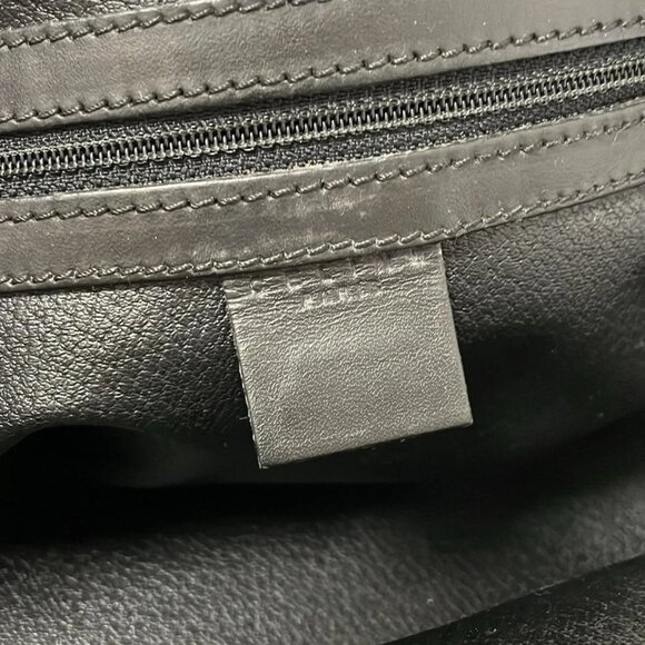 CELINE Macadam - Black Brown PVC Leather Handbag 375-053125 - Picture 9 of 9